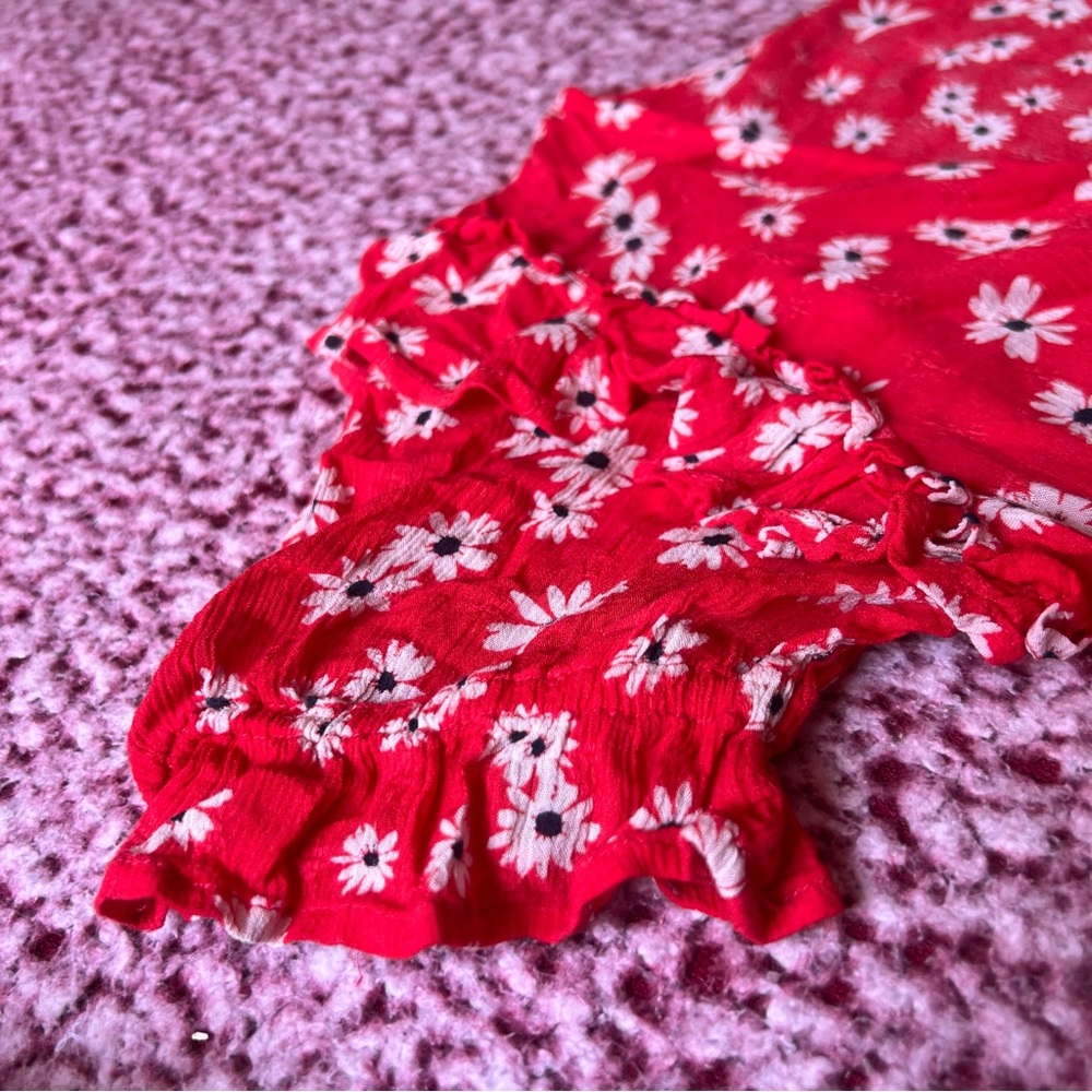 American Eagle Floral Shirt Size M - Picture 3 of 6
